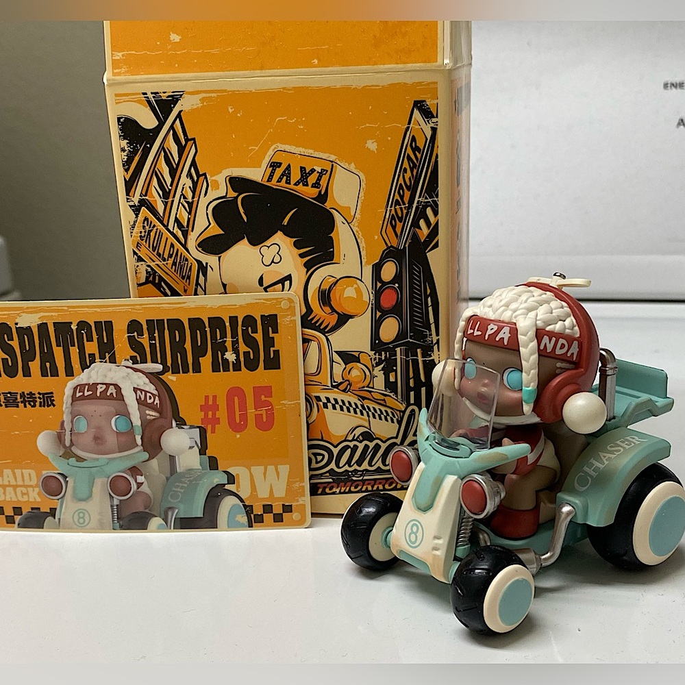 POP MART x SKULLPANDA Laid Back Tomorrow Series "Dispatch Surprise"